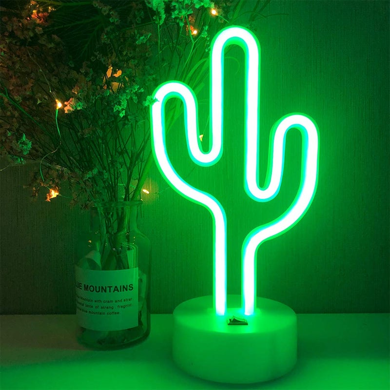 LH ENUOLI LED Lightning Shaped Neon Signs Lights Battery Operated/USB Powered Warm White Art LED Decorative Night Lights Table Decor for Living Room Office Christmas Birthday Wedding Party Decoration - Image 3